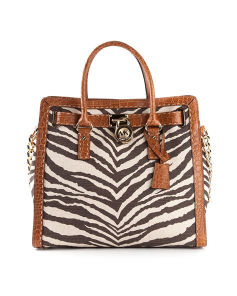 michael kors zebra print bags